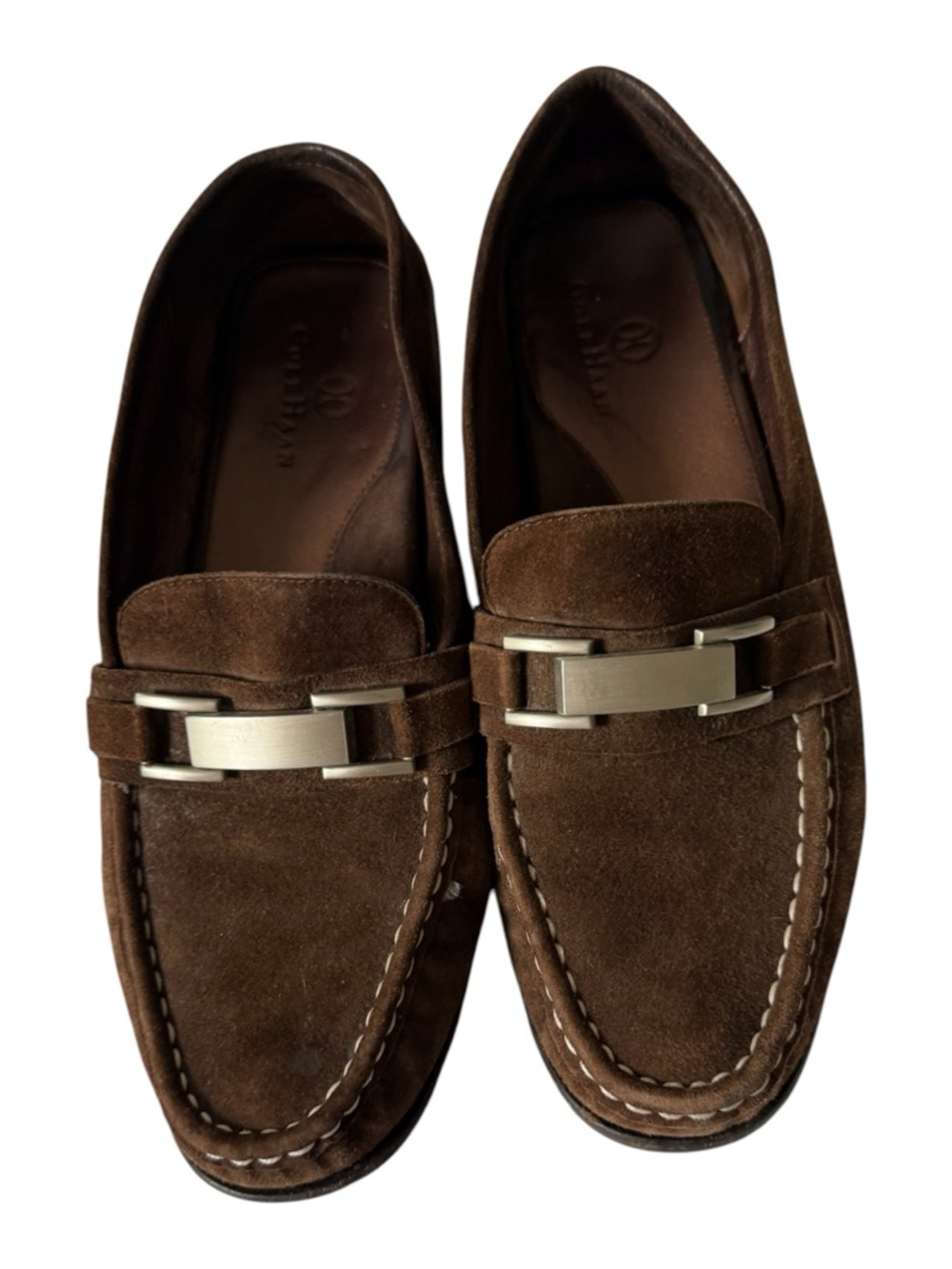 Cole Haan Brown Suede Loafers